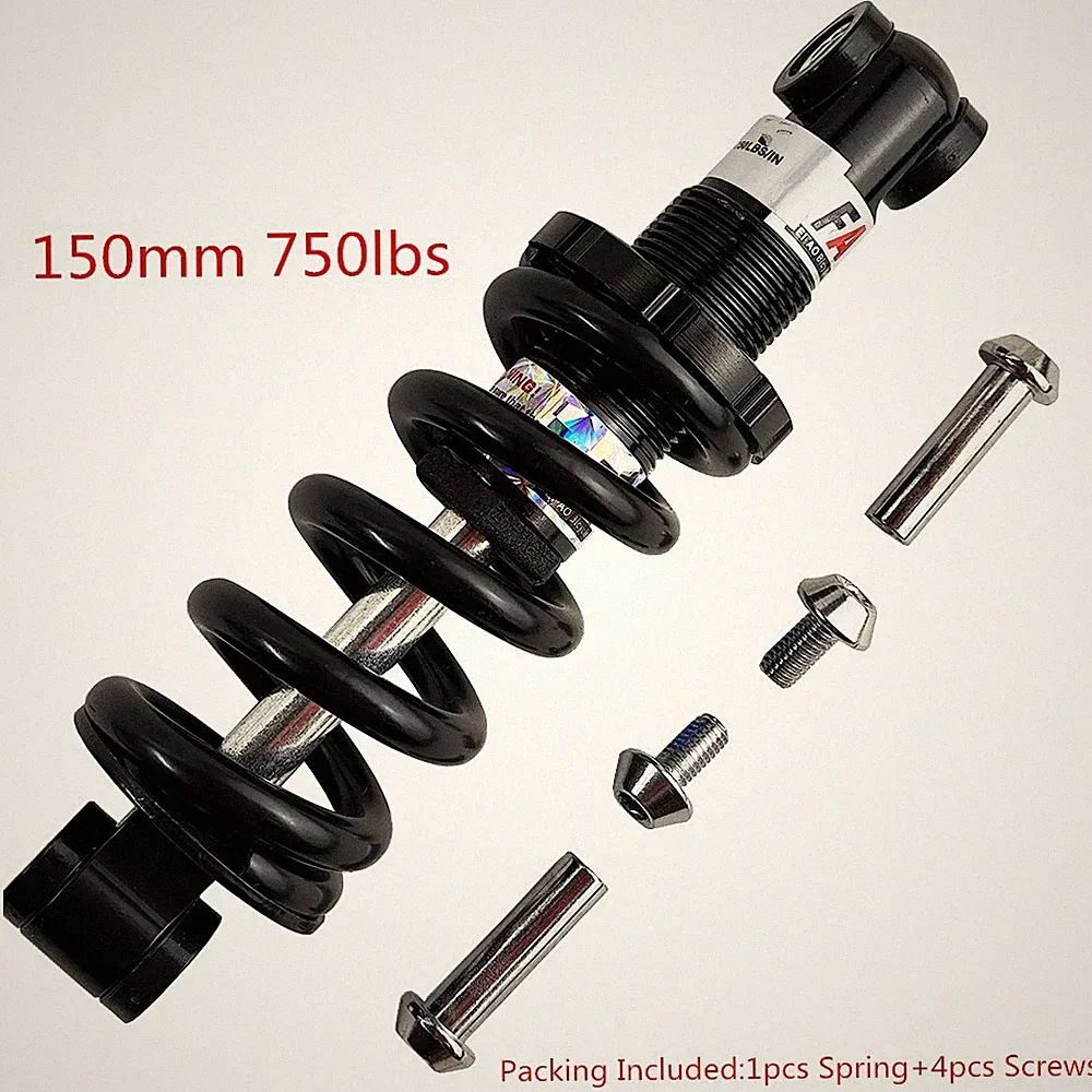 Bicycle Motorbike 150mm 750LBS Rear Suspension Spring Shock ATV Absorber Shocker