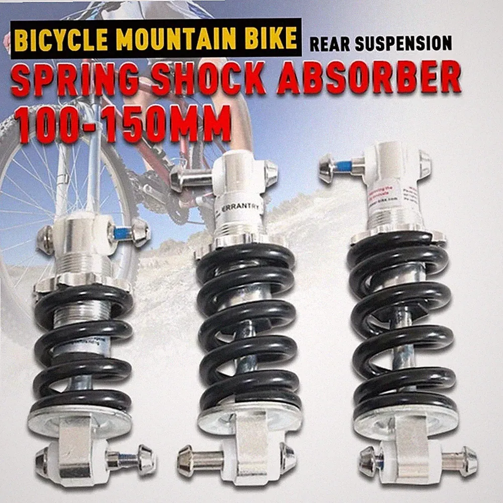 Bicycle MTB Rear Suspension Spring Shock Absorber 100-150mm Rear Shocks